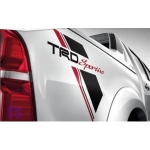 Sticker trd sportivo ทีอาดีสปอร์ตติโว่ สีเทา